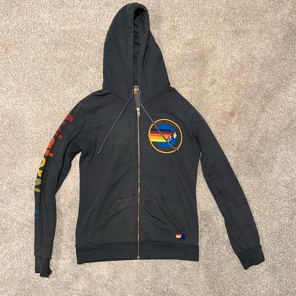 Aviator Nation zipper hoodie size small